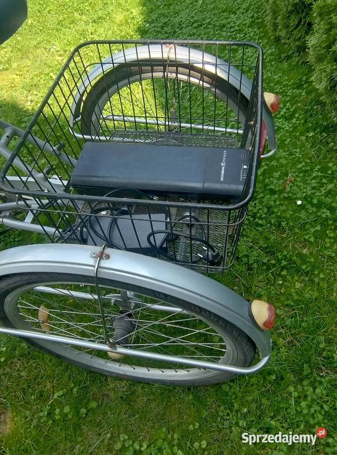 Rower trójkołowy elektryczny inwalidzki