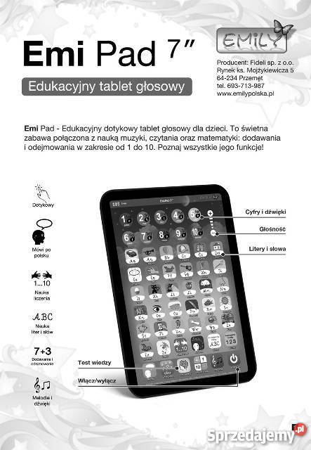 Tablet 7 dziecka NOWY idealny na prezent śląskie Chorzów