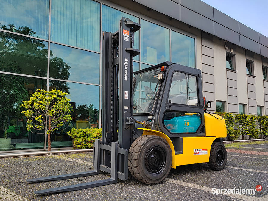 Wózek widłowy Komatsu FG40T7 LPG duplex 45 m 4 Kęty