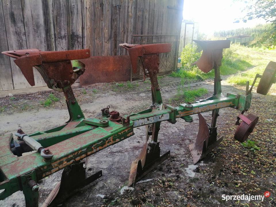 Pług obrotowy 3 skiby Eberhardt D353 Kverneland Rolnictwo małopolskie Gołaczewy