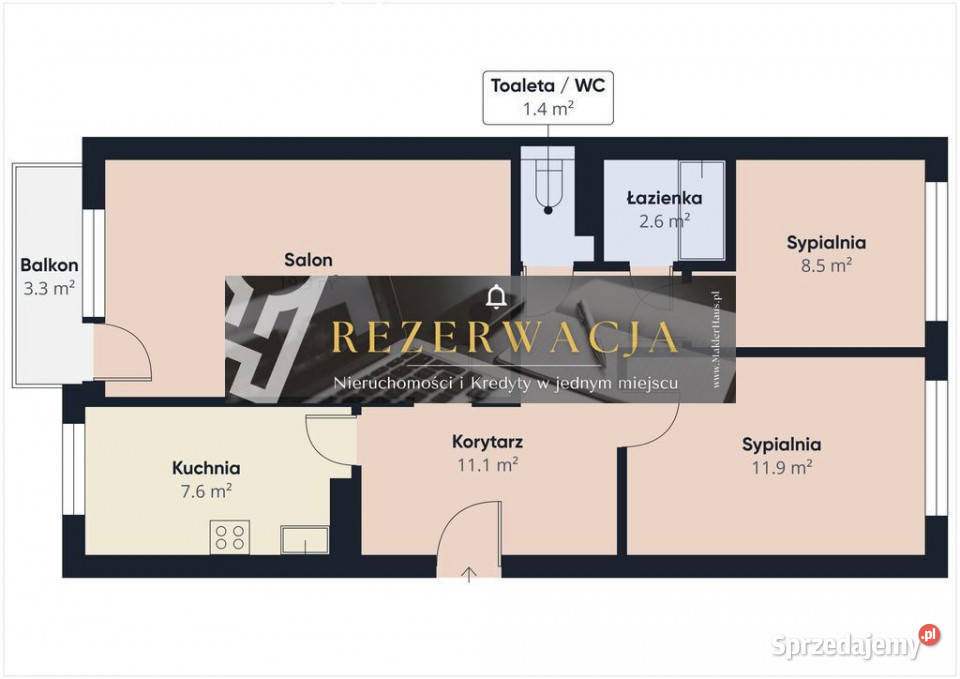 Mieszkanie 3 pokojowe Nowomiejska Suwałki