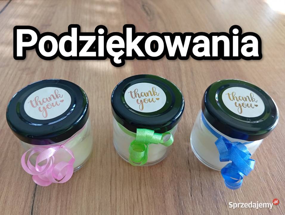 Świeca Sojowa Podziękowania gości Gniezno