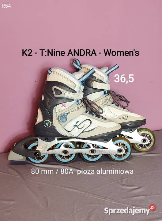 Damskie rolki K2 Andra rozmiar 365 Women stan Jasień