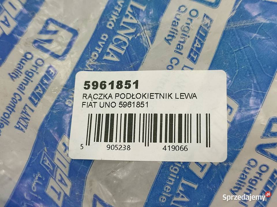 RĄCZKA PODŁOKIETNIK LEWY TYŁ FIAT UNO 19891995