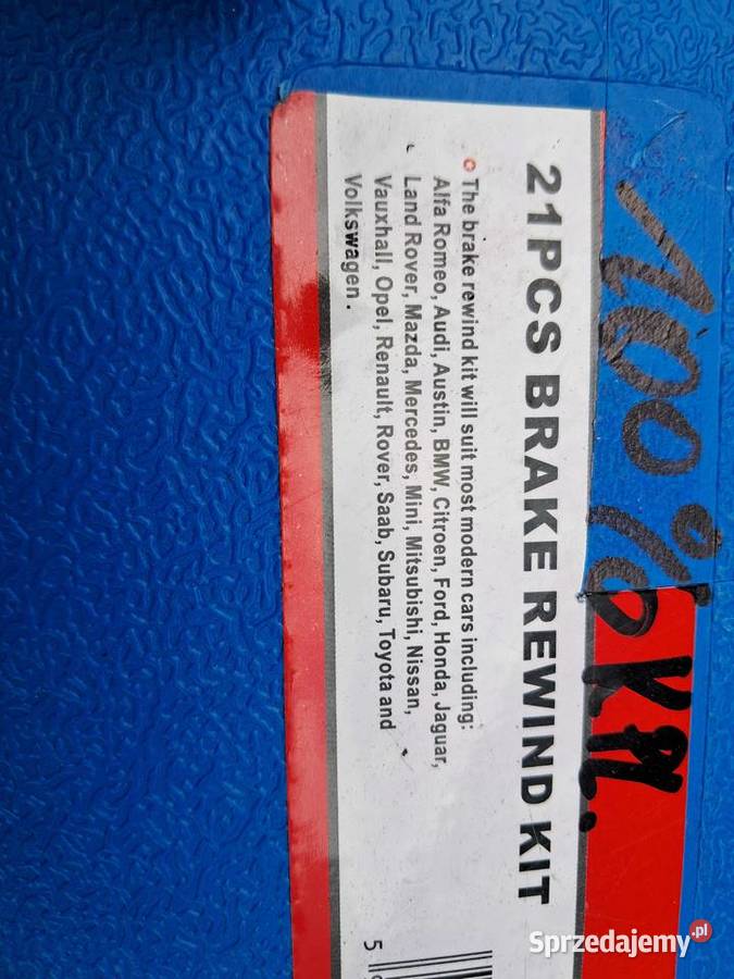 Zestaw do wyciskania tłoczków hamulcowych 21 ele śląskie Częstochowa