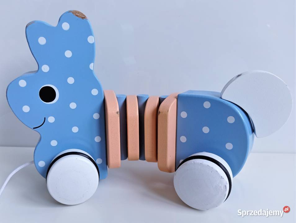 Drewniana zabawka króliczek wędrowniczek Trefl śląskie Katowice