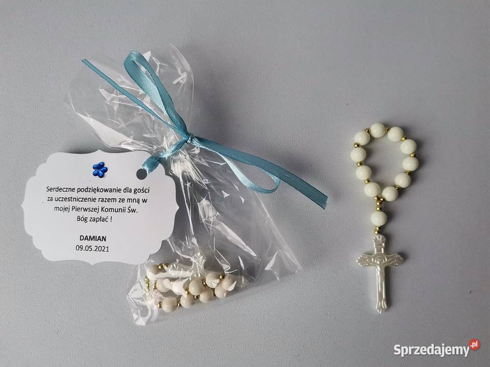 Podziękowania Komunia Chłopiec Różaniec Ecri A2 Poznań