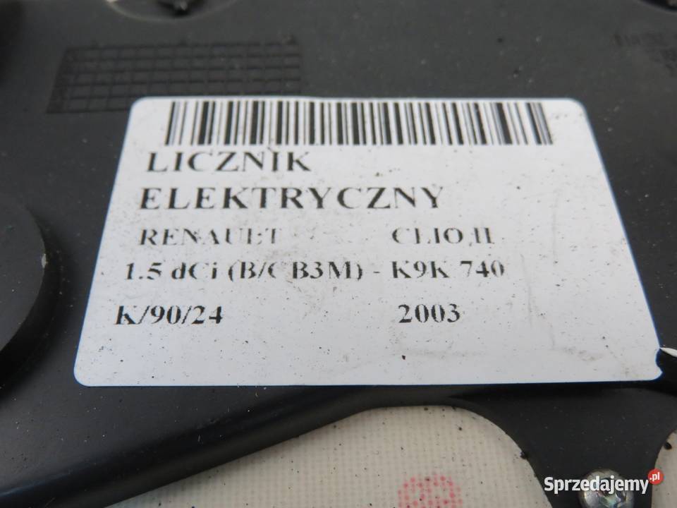 LICZNIK RENAULT CLIO II 15 dCi P8200366586