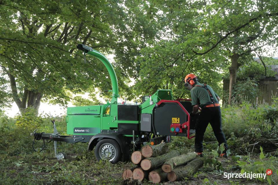 Rębak spalinowy tarczowy Arborist 150 GreenMech nieuszkodzony Pozostałe Tajęcina