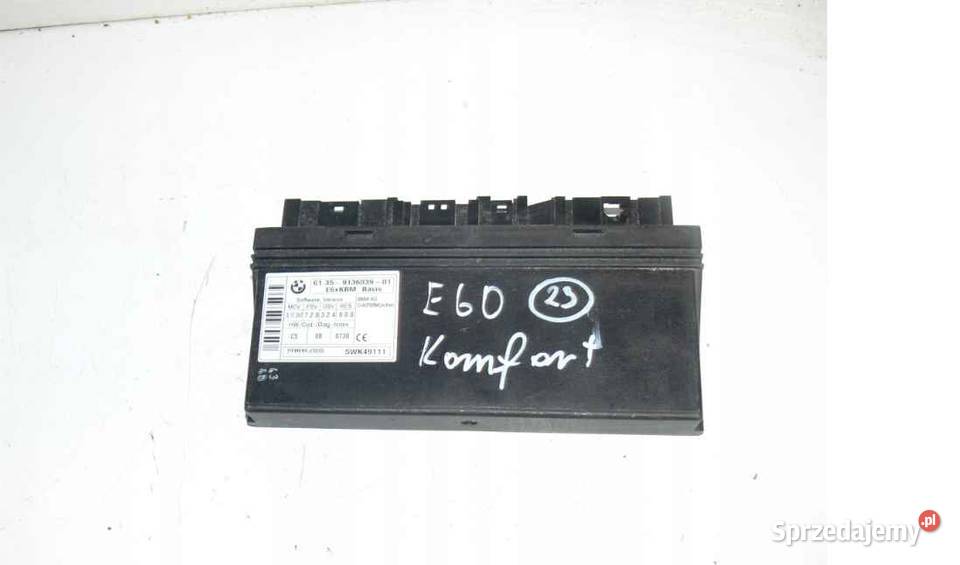 MODUŁ KOMFORTU BMW 5 E60 E61 9136039 NUMER sprzedam