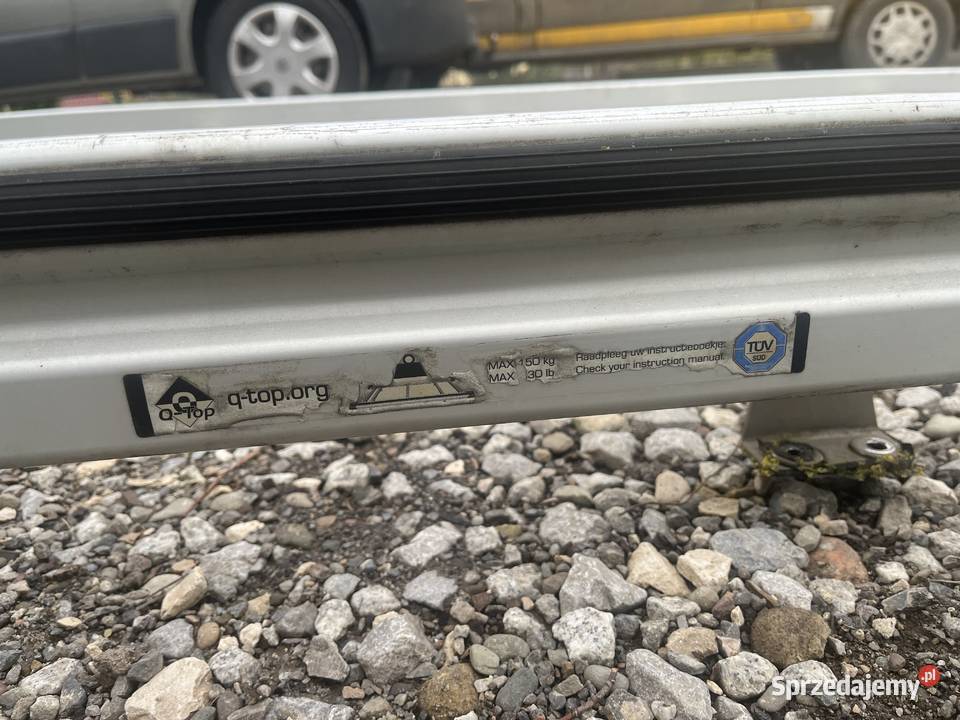 Aluminiowy bagażnik dachowy Szynwałd