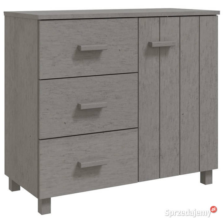 Szafka HAMAR jasnoszara 90x40x80 drewno sosnowe mazowieckie Warszawa