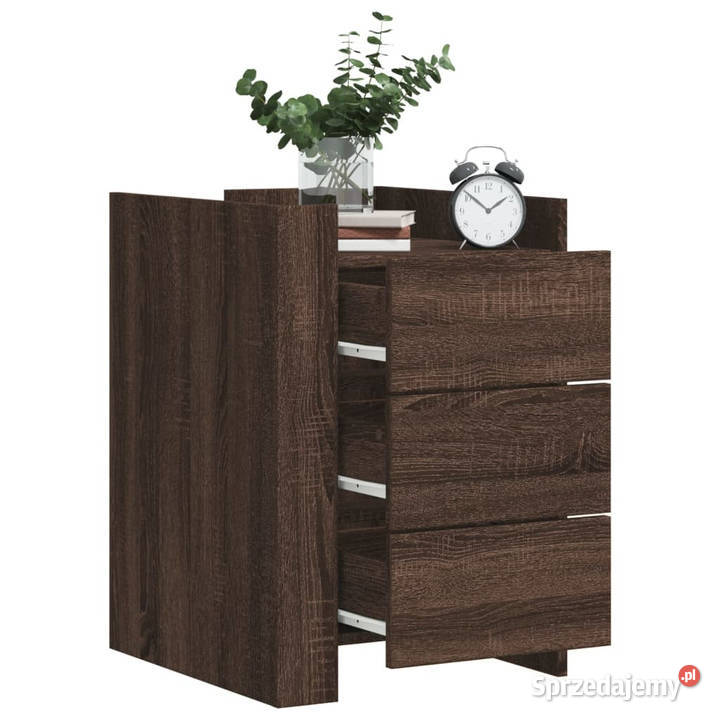 Szafka nocna brązowy dąb 45x50x65 materiał mazowieckie Warszawa