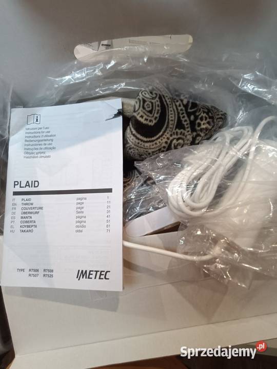 Imetec Adapto R7508 elektryczny kocpodkład mazowieckie Radom sprzedam