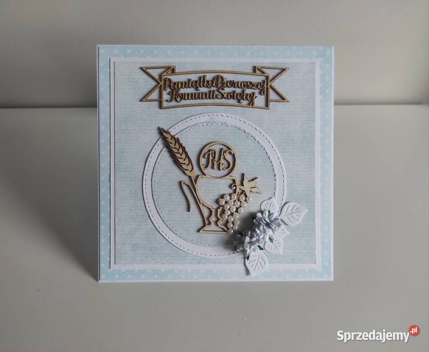 Kartka okolicznościowa ręcznie robiona na Łódź