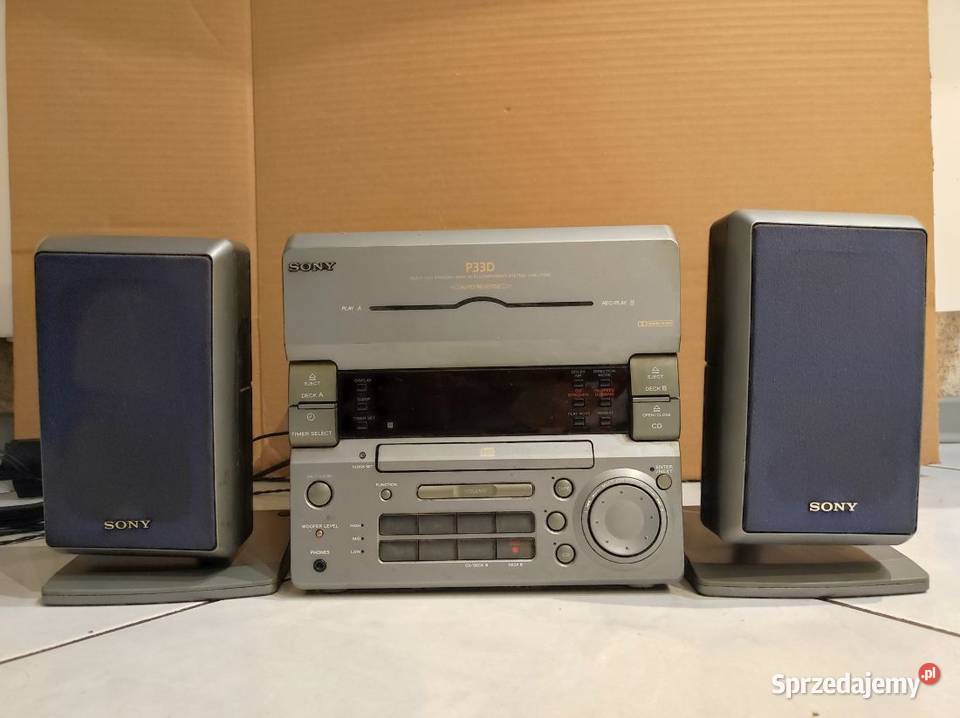 miniwieża wieża stereo Sony P33D odtwarzacz CD świętokrzyskie Kielce