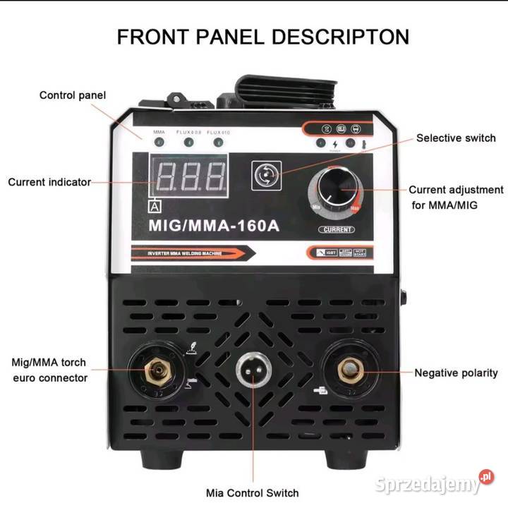 Spawarka 2w1 migomat elektroda 160A Nowa Trzcianka