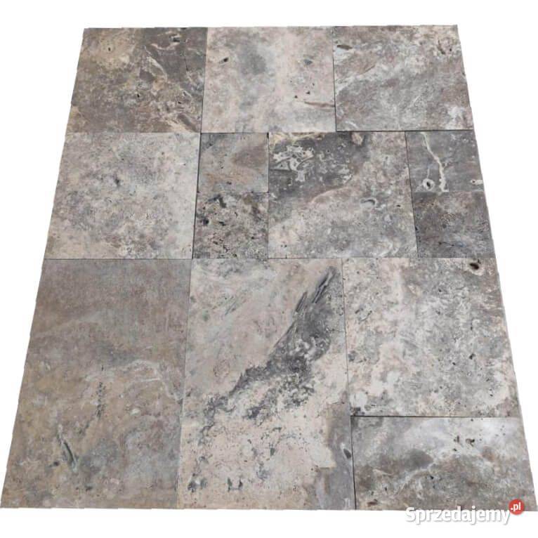 Płytki Trawertyn Silver Ash bębnowany komplet sprzedam