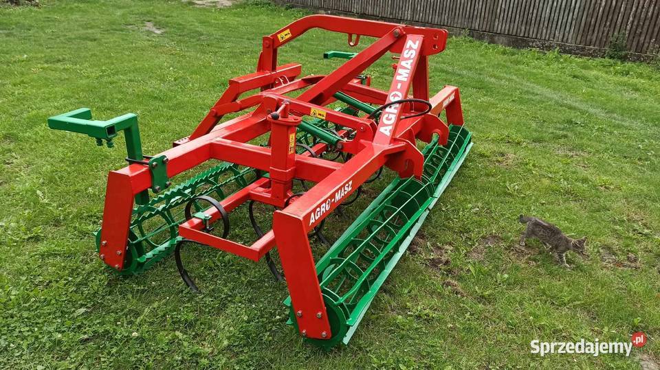 Agregat uprawowo siewny AgroMasz 3m hydropak nieuszkodzony Agregaty Rejowiec Fabryczny