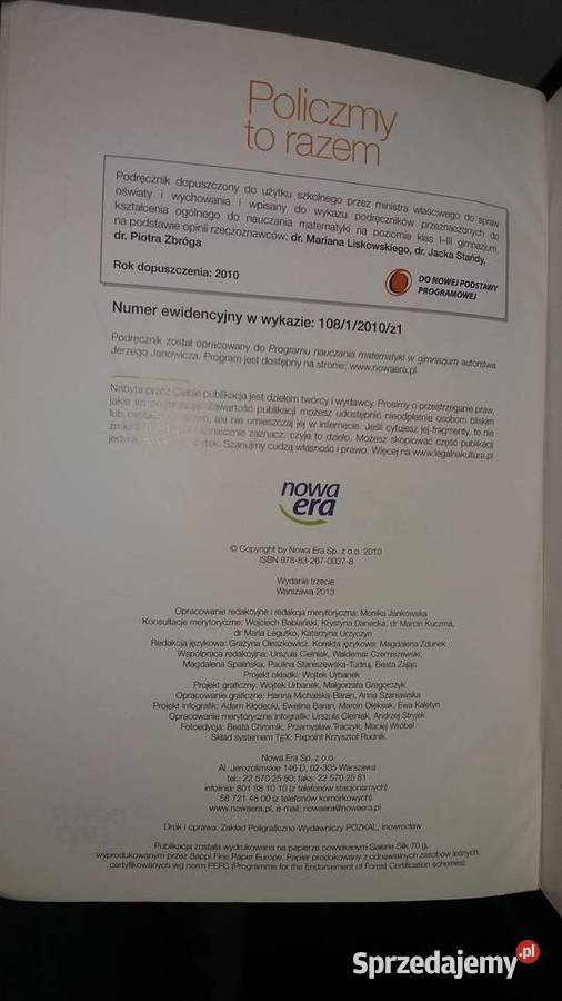 policzmy to razem matematyka podręczniki używane