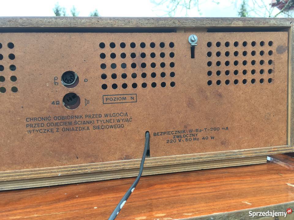 Radio UNITRA Diora Klawesyn działające stan PRL Ożarów