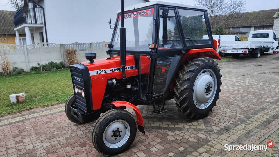 URSUS 3512 MF 255 wspomaganie 4 nowe opony Ursus Przytyk