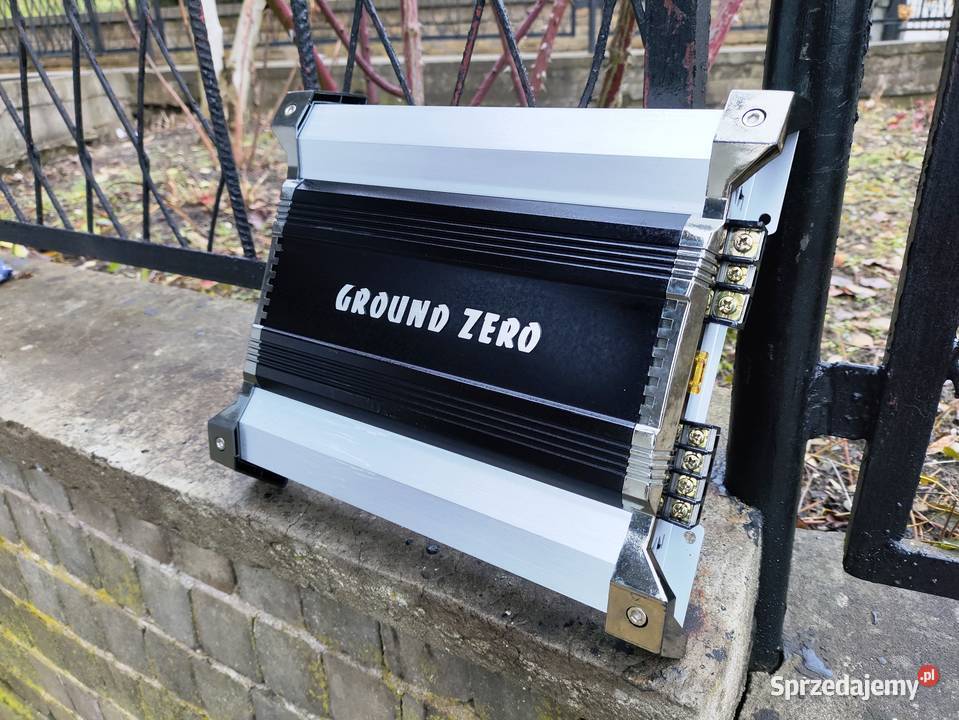 Wzmacniacz samochodowy 2 kanałowy Ground Zero śląskie Niegowonice
