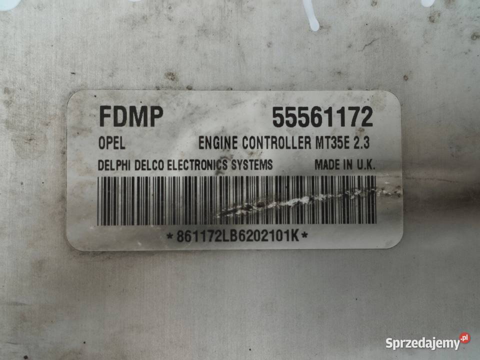 STEROWNIK Komputer Opel Zafira B Astra H III 16 lubelskie Chełm
