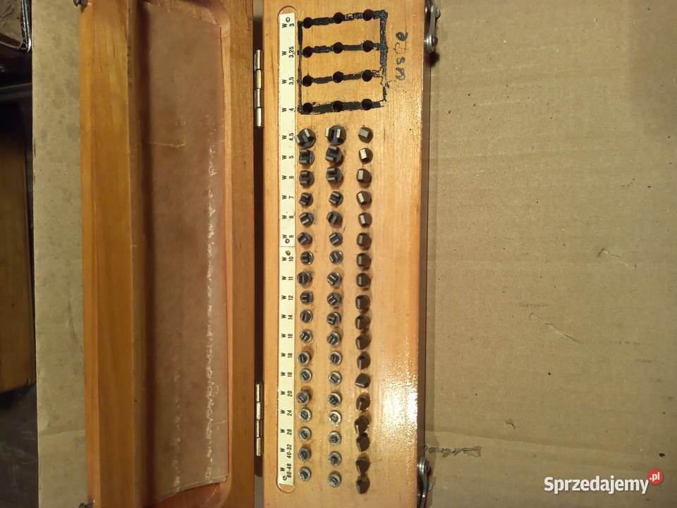 Komplet końcówek do gwintu łódzkie