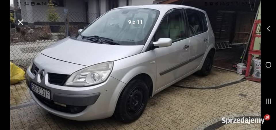 Renault Scenic II 15 dci 2007r dobrze wyposażone elektryczne szyby sprzedam