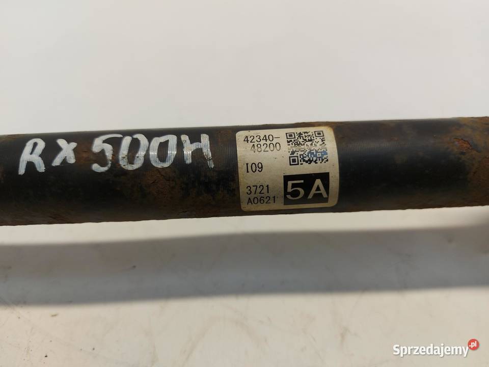 LEXUS RX500H V 5 2023 PÓŁOŚ LEWY TYŁ 4234048200 dolnośląskie