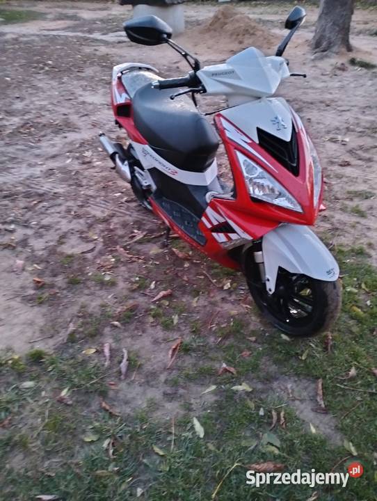 Skuter Peugeot speed white 3 Staroźreby