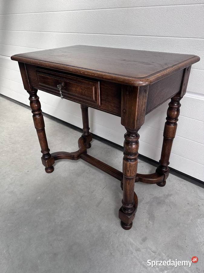 Piękna dębowa konsola pomocnik 100 drewno Sławoszewek