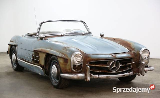 Zdjęcie starego mercedesa w skali 11papie podkarpackie