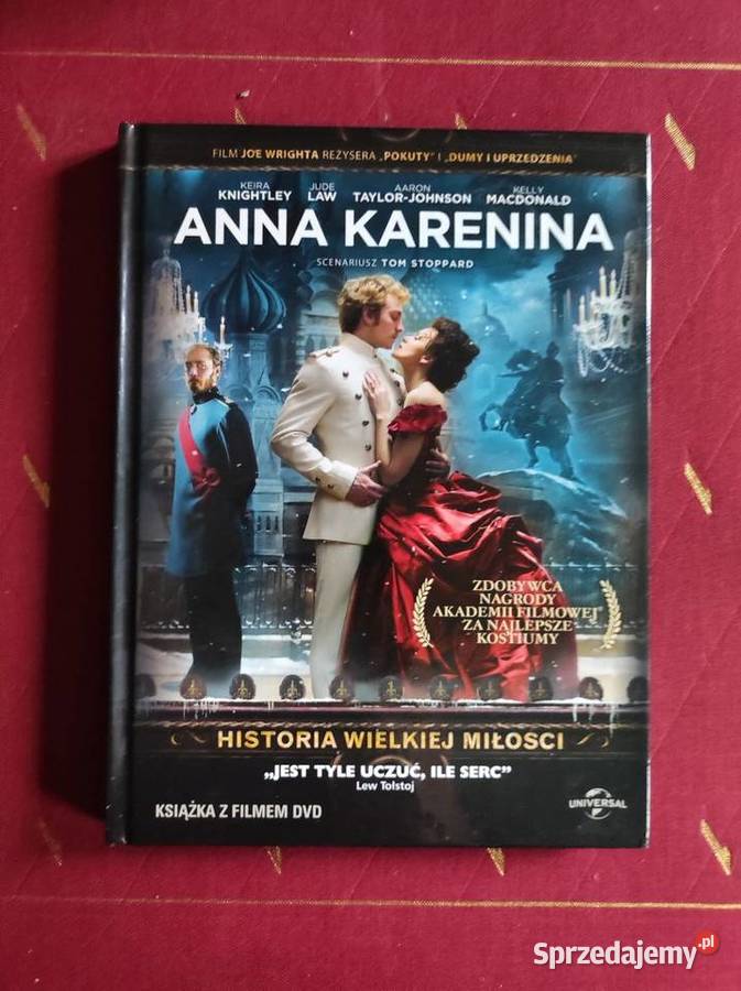 2012 książka film DVD Anna Karenina Joe Wright dramat Filmy Kielce