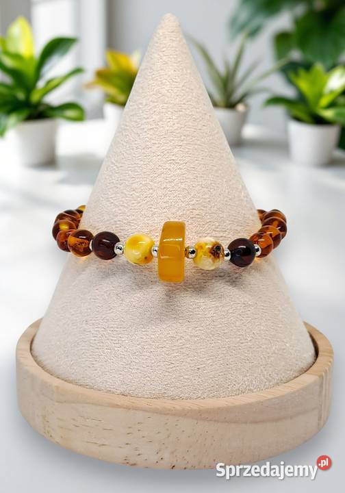 Bransoletka z bursztynu BURSZTYN bałtycki mix Warszawa