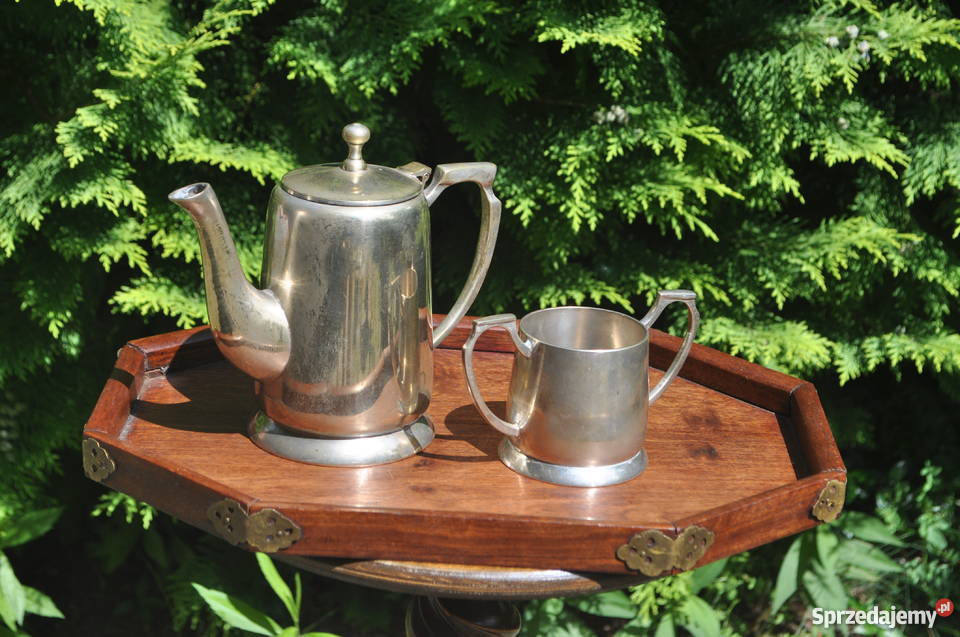 Mosiężny serwis do kawy i herbaty styl Art Deco sprzedam