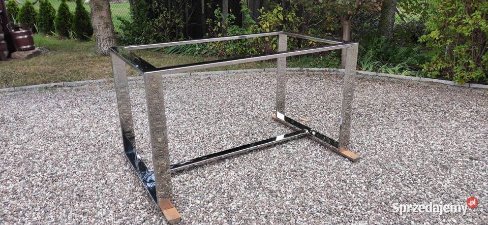 Stelaż do stołu stal nierdzewna polerowana na 75cm