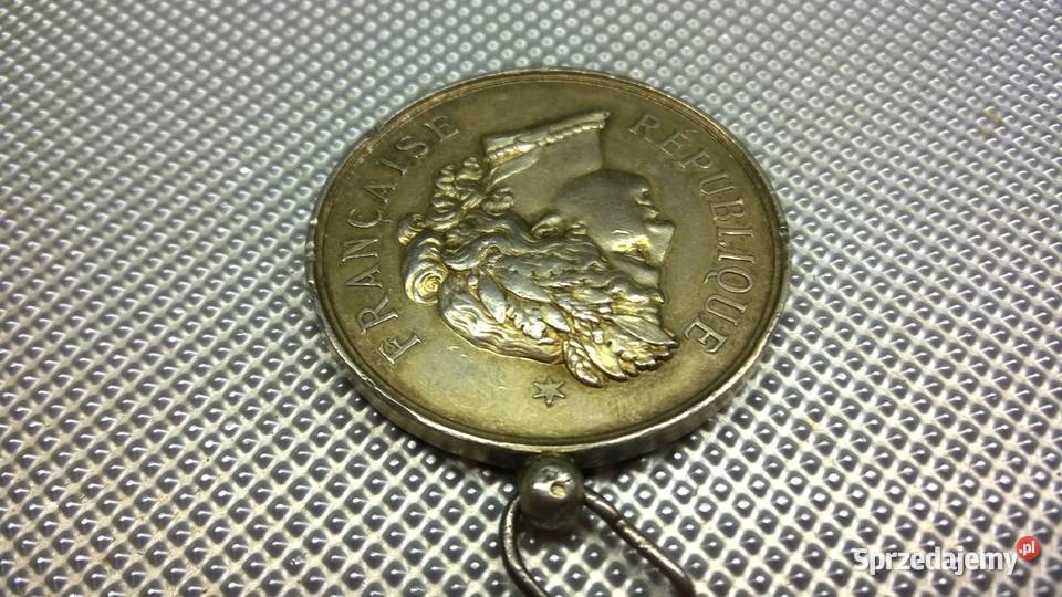 medal REPUBLIQUE FRANCAISE 1887r Warszawa