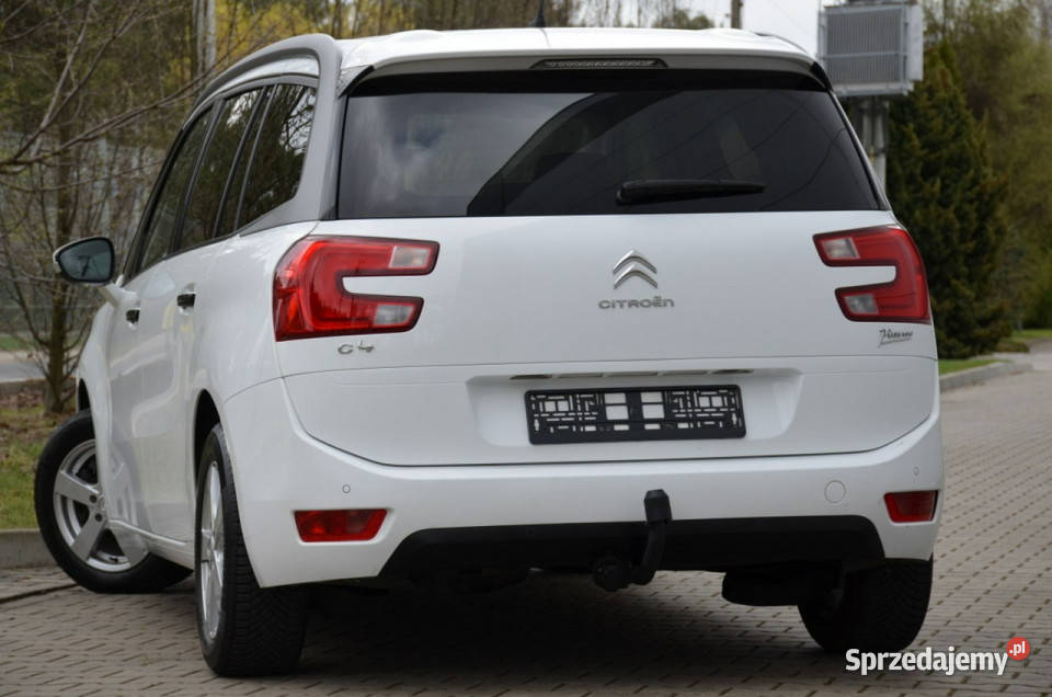 Citroen C4 Grand Picasso Białe Opłacone 12T światła przeciwmgielne łódzkie Kutno