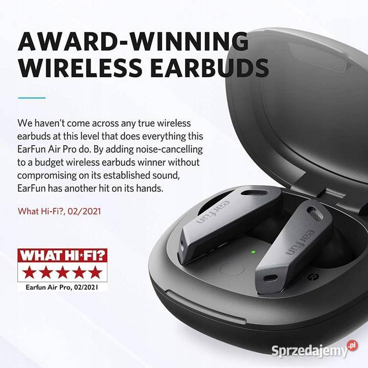 Słuchawki bezprzewodowe EarFun Air Pro TW302B Lubliniec