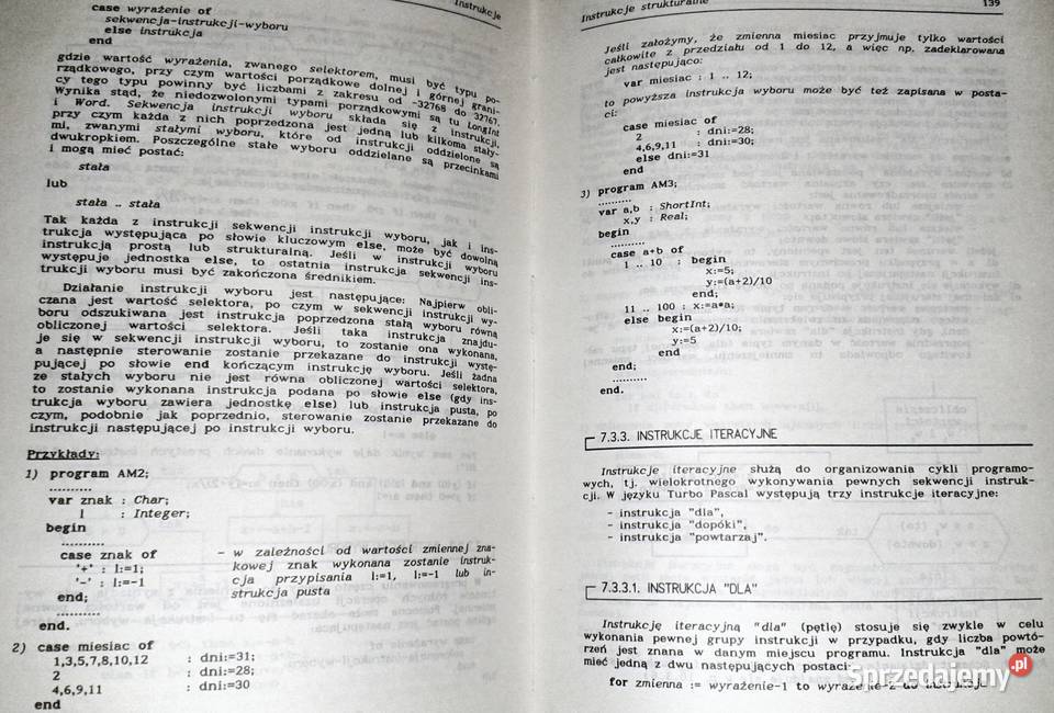 Podstawy systemu języka Turbo Pascal 40 A miękka Chełm