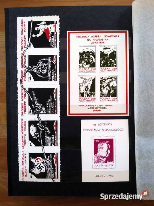 Znaczki i bloczki Poczty Solidarność Gdańsk