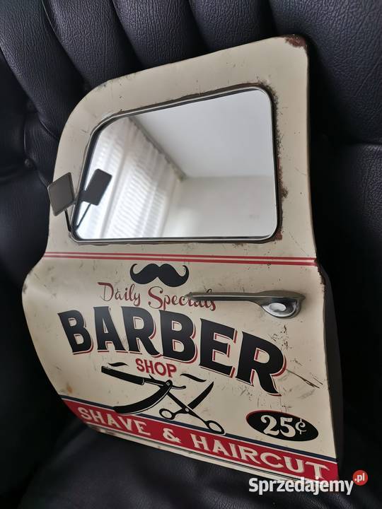 Barber Salon Unikalna Dekoracja Retro Vintage Pozostałe Łask
