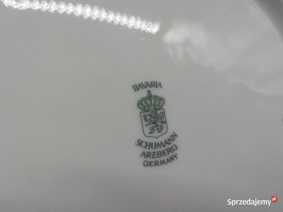 Talerze deserowe 5 Schumann Arzberg Bavaria Róża Raszków sprzedam