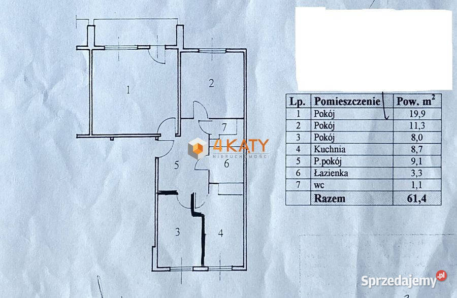 Mieszkanie 614 metry Zielona Góra Spawaczy Rok budowy 1988