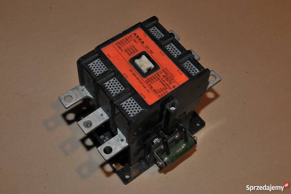 Stycznik ASEA EH160 3 fazy 190A 600V AC cewka Elektryka i akcesoria Kraków sprzedam