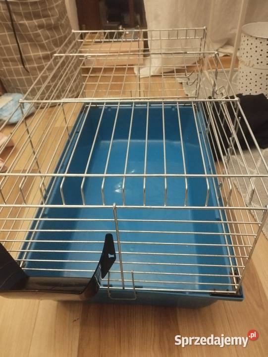 Klatka 70x40 z pasnikiem i przyborami do Bykowce