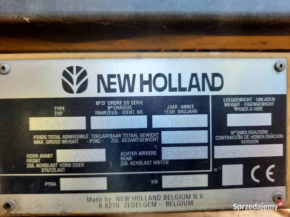Kombajn Holland TX66 Sieraków Śląski