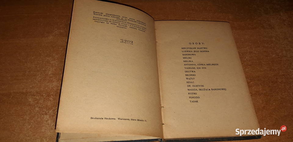 S ŻEROMSKI BIAŁA RĘKAWICZKA Wwa 1921 OPRAWA